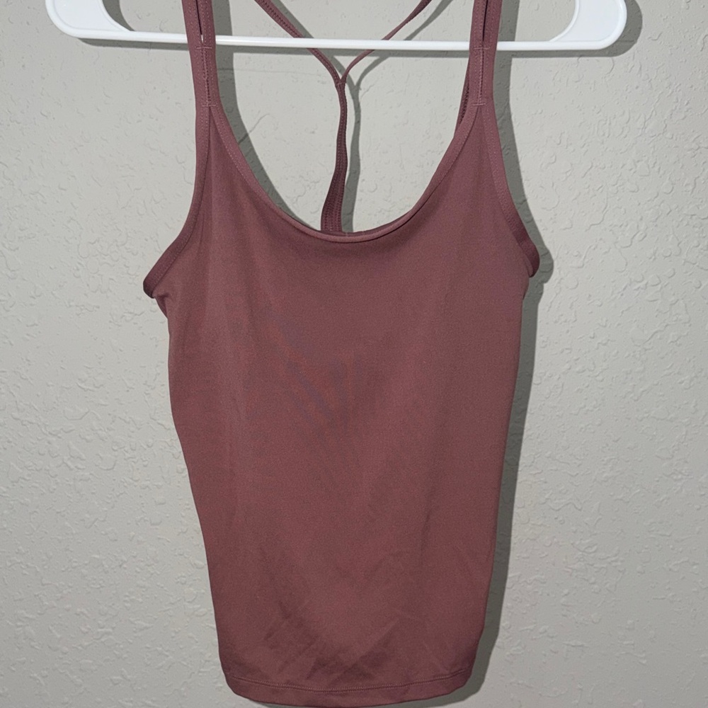 PINK Victoria’s Secret Plum Spaghetti Strap Top – XS